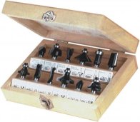 FRB-12 - Sada tvarových fréz do dřeva 12ks