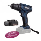 Aku vrtačka šroubovák 20V 40Nm 1x2Ah AX/FX-Power/Platform CDM1143 SET