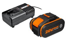 WA3604 - Akumulátor 20V 4Ah + nabíječka 20V 2A