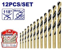 Sada vrtáků do kovu 12 ks