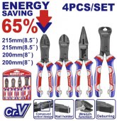 Sada převodových kleští 4 ks (úspora síly 65%)