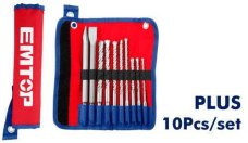 Sada vrtáků a sekáčů SDS Plus 10dílná