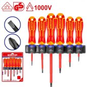 Sada elektrikářských šroubováků 1000V (6 ks)