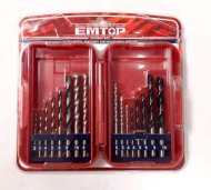 Sada vrtáků do kovu/zdiva/dřeva 16 ks