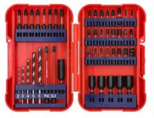 Sada rázových bitů a vrtáků HSS 45 ks