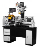 SKF-750MD -  Kombinovaný soustruh na kov s pohyblivým frézovacím zařízením a digitálním odměřováním
