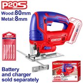 Aku přímočará pila 20V 80mm solo