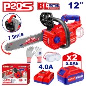 Aku řetězová pila 20V 30cm 2x5.0Ah