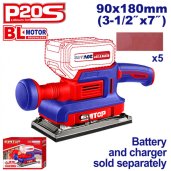 Aku vibrační bruska 20V 90x180mm solo