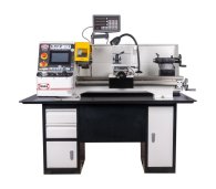 SPP-3075M/230 - Soustruh na kov poloautomatický s digitálním odměřováním a osvětlením