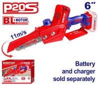 Aku prořezávací řetězová pila 20V 15cm solo