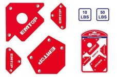 Sada magnetických svařovacích úhelníků 4 ks