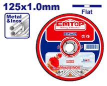 Řezný kotouč na ocel,nerez 125x1.0