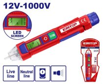 Bezkontaktní detektor střídavého napětí 12V~1000V s LED