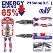 Kleště půlkulaté převodové přímé 215 mm (úspora síly 65%)