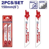 Sada 2ks pilových listů pro pilu ocasku 150mm na kov