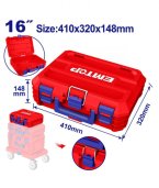 Kufr / box nářadí 16" 
Š-41/V-14,8/H-32cm stohovatelný