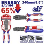 Kleště kombinované převodové 240 mm (úspora síly 65%)