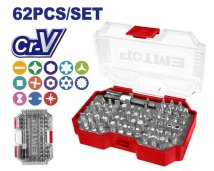 Sada bitů pro šroubování 62 ks
