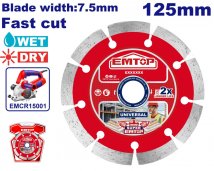 Diamantový kotouč 125 x 22,2 mm